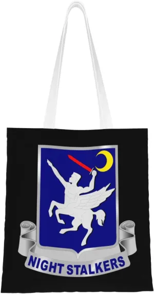 160th Soar Emblem Tote Bag for Women Canvas Shopping Bags Reusable Large Capacity Casual Shoulder Handbags Grocery Bags DIY Gift Bags