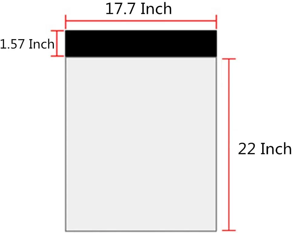 17.7 X 22 Inches Poly Mailers，Large Self-Sealing Shipping Envelopes Water Resistant Plastic Mailing Bags 10 Pcs