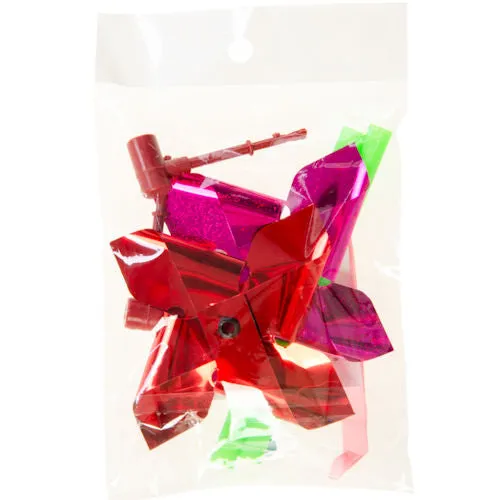 2 Mini Foil Windmills