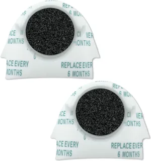 2 Pack Rear Exhaust After Filter for Tristar A101 Canister Vacuum, Fits Models 70306, A101, EXL, MG1, MG2, A101N, A101G, Replacement Tristar Vacuum Parts & Accessories, Easy Snap-On Design