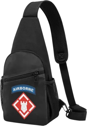 20th Engineer Brigade Airborne Chest Pack Leisure Shoulder Crossbody Chest Bag