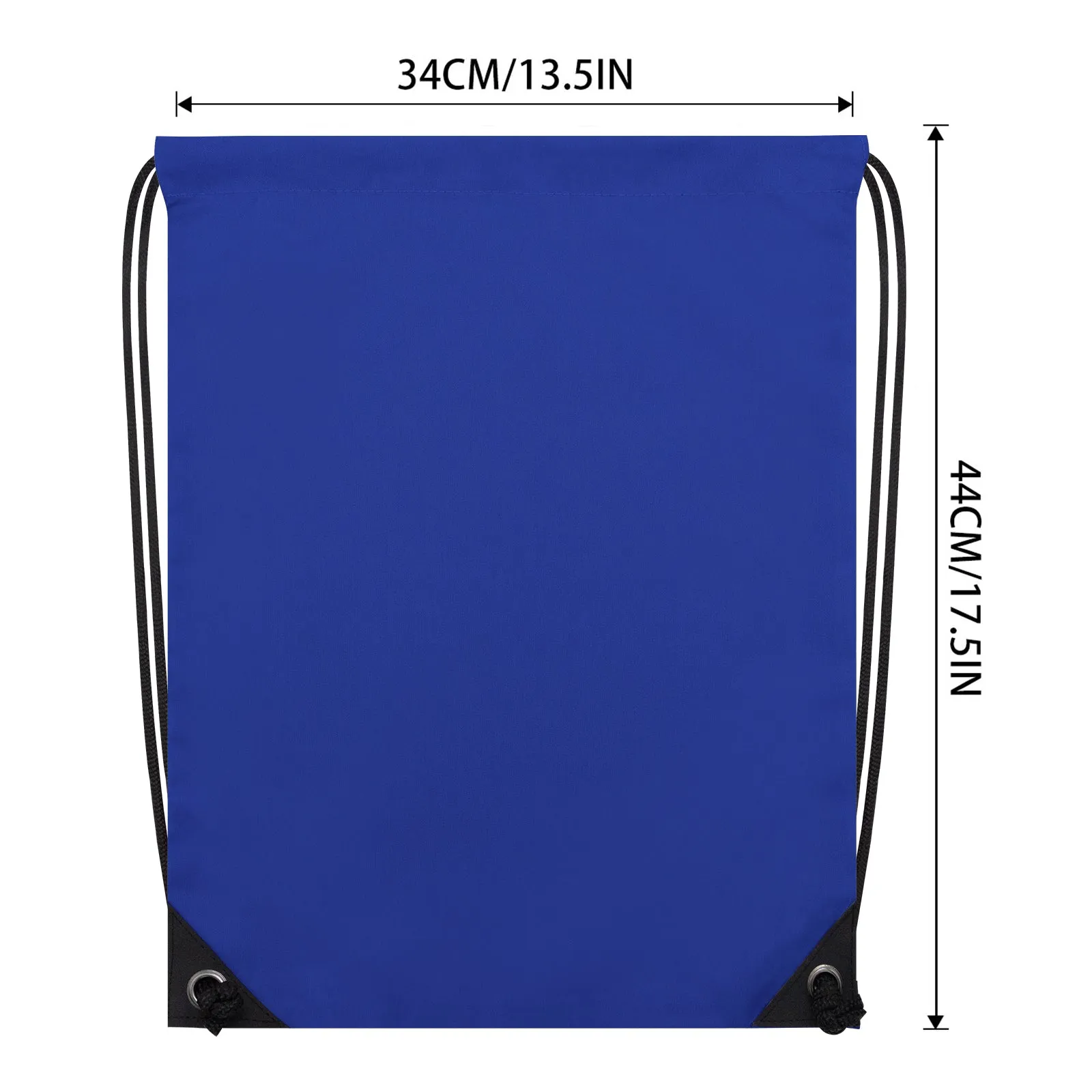 2PCS Drawstring Bags Bulk, String Backpack Ocean Blue HRS10