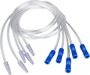 5 Pieces Urinary Drainage Bag Extension Tubing, 36" Catheter Drain Extension Tube, Flexible Drainage Tube Connector, Tubing Extension for Drainage System, Universal Fit for Urine Bag