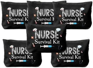 6 Pcs Nurse Gifts,Gifts for Nurses,Nurse Appreciation Gifts,Nurses Week Gifts,Nurse Retirement Graduation Gifts for Women,Nurse Valentines Thank You Gifts,Cosmetic Bag,Nurse Accessories for Work Gifts