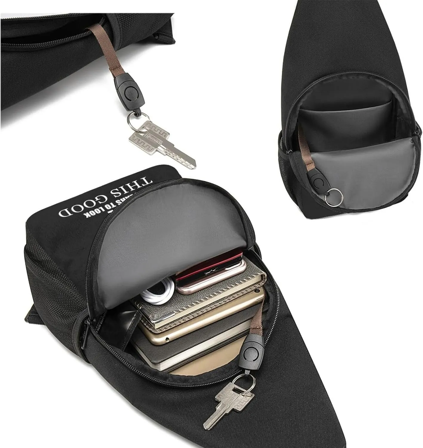 60 Years Old Birthday Chest Pack Leisure Shoulder Crossbody Chest Bag