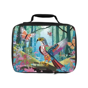 A Colorful Raptor Lunch Bag