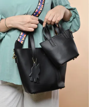 A set of two black bags