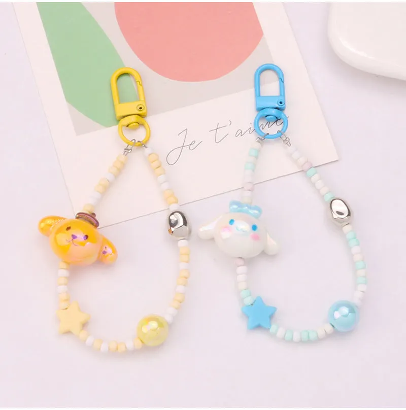 Adorable Acrylic Bead Phone Charm