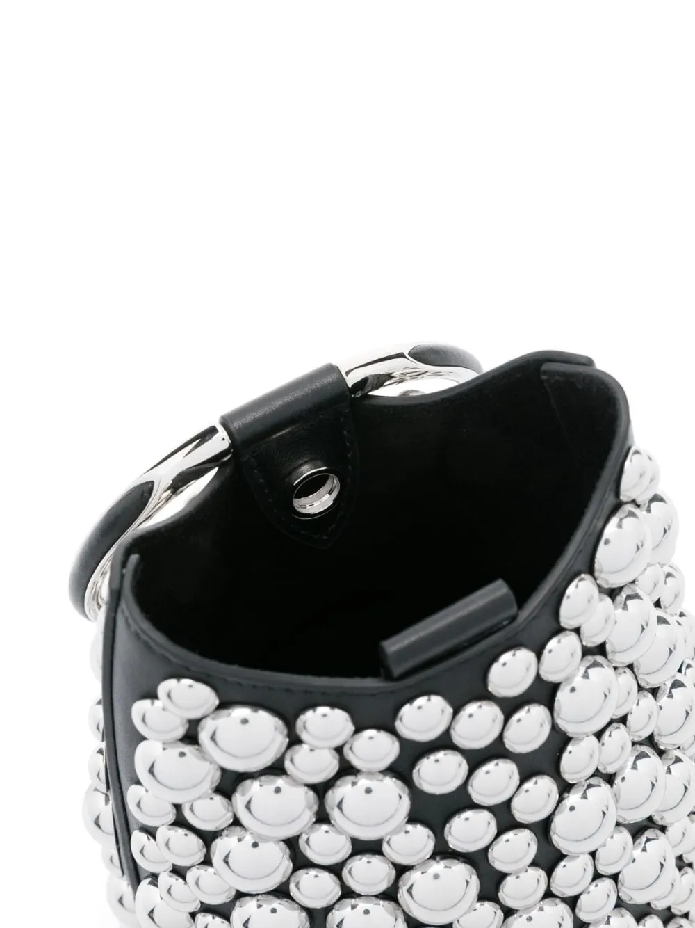 Alaia Ring Mini Leather Bucket