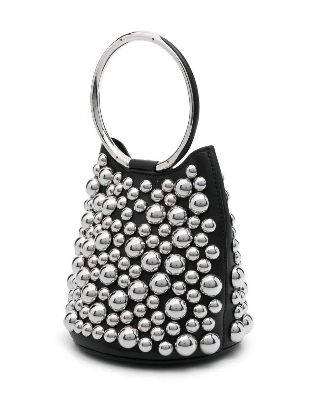 Alaia Ring Mini Leather Bucket