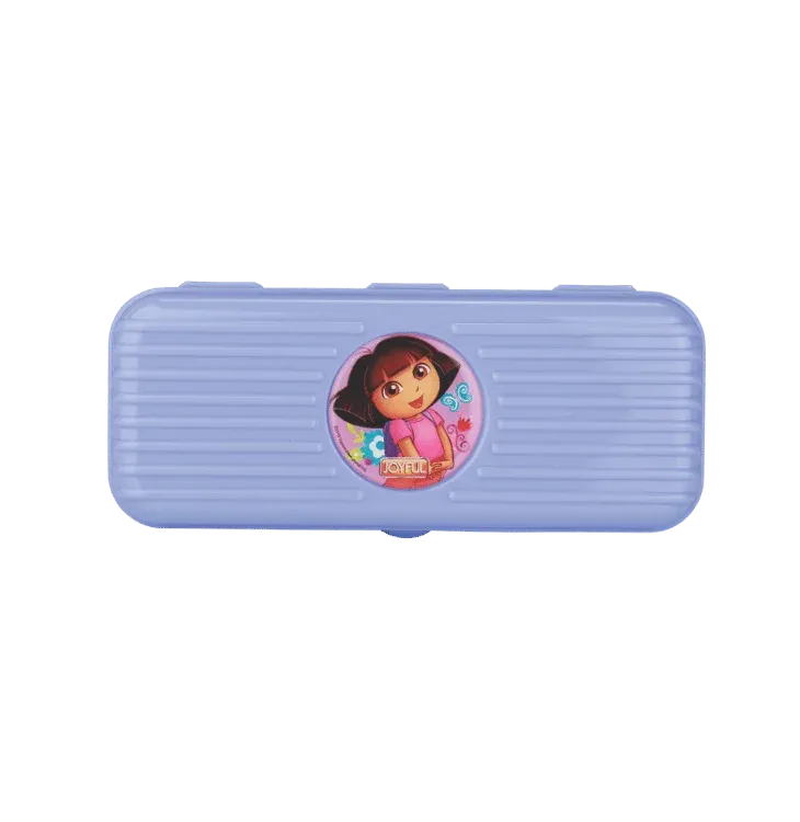 AM3274 Joyful School Line Big Campass Box Color Availablity As Per Design Stock Plastic Campass Box 1 Piece
