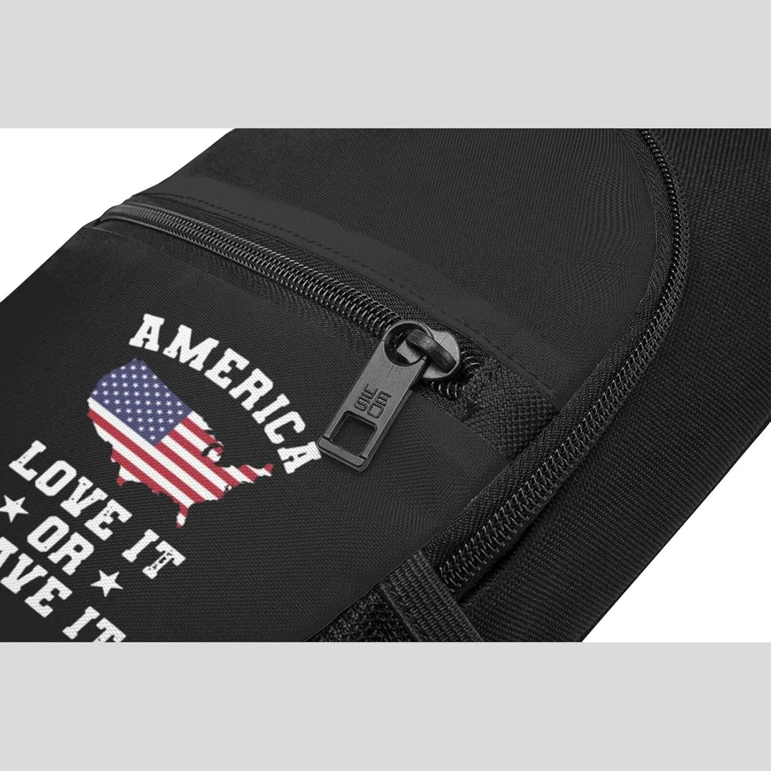 America Love It Or Leave It Chest Pack Leisure Shoulder Crossbody Chest Bag