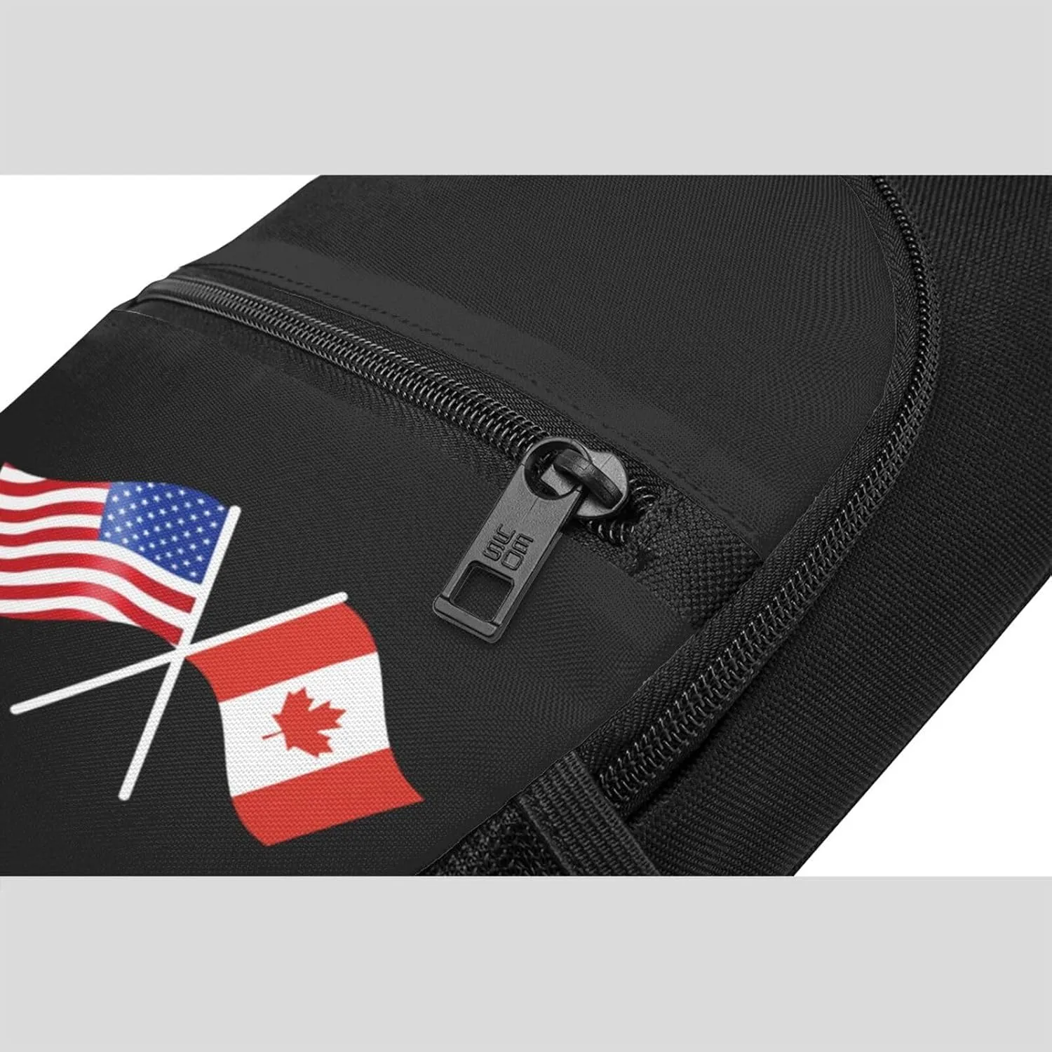 American And Canada Flag Chest Pack Leisure Shoulder Crossbody Chest Bag