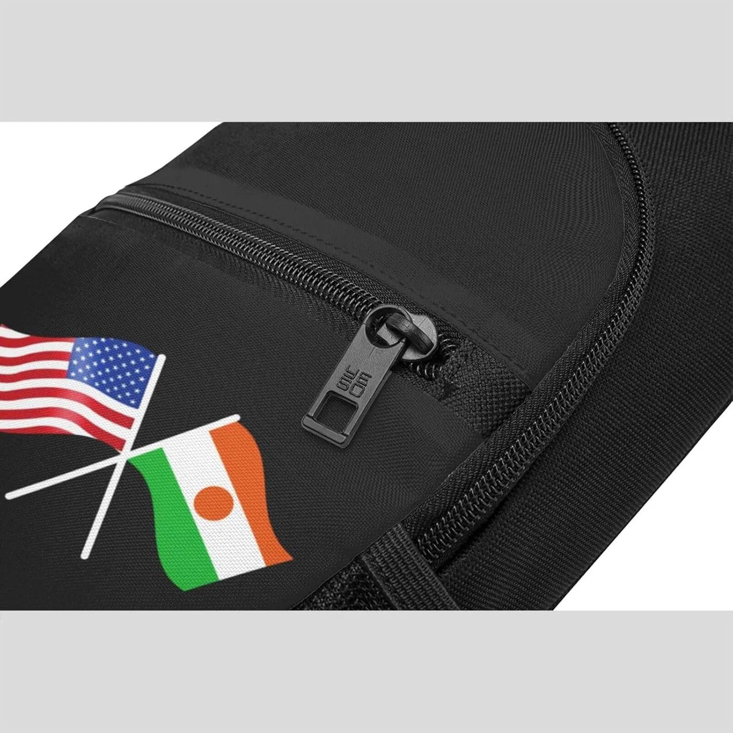 American And Niger Flag Chest Pack Leisure Shoulder Crossbody Chest Bag