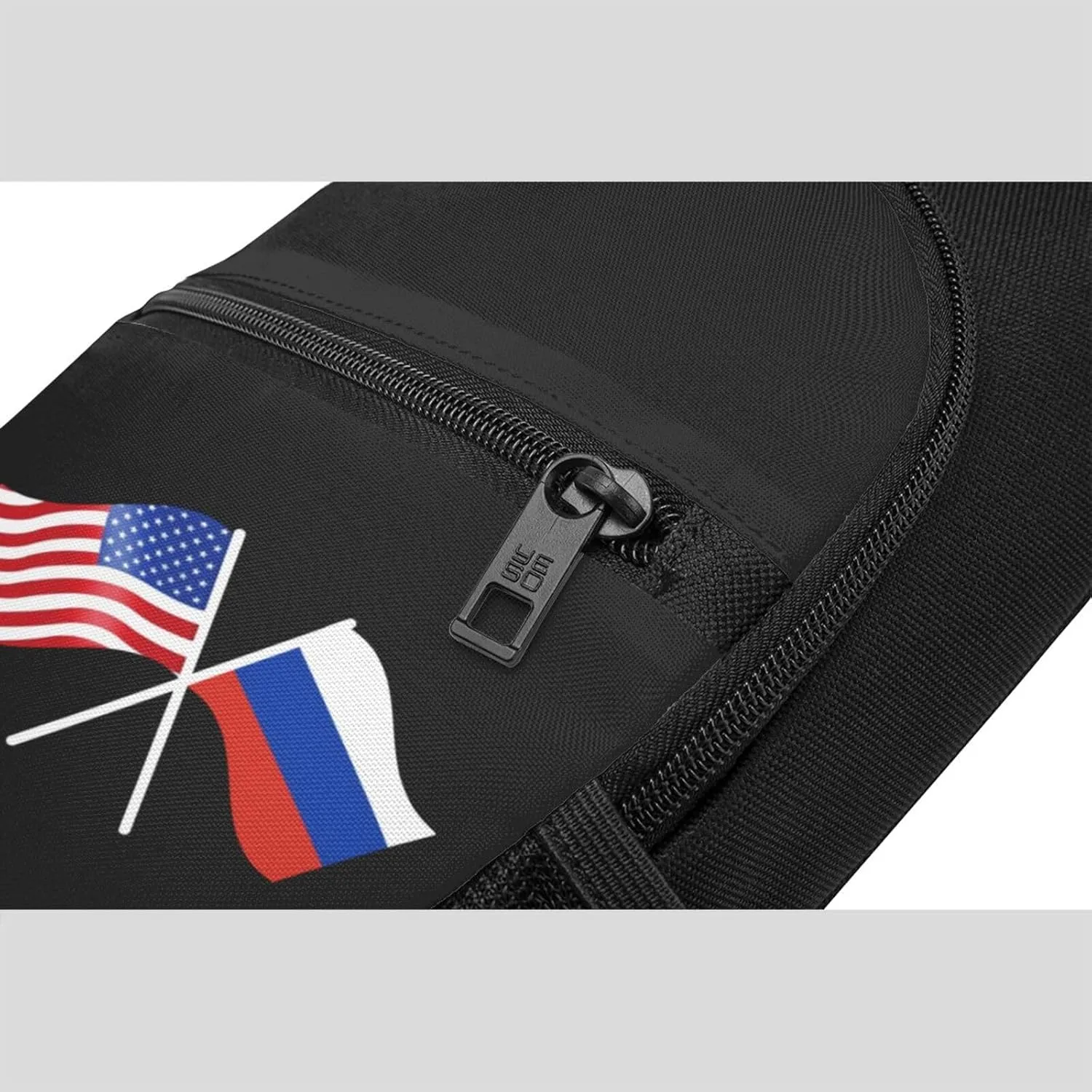 American And Russia Flag Chest Pack Leisure Shoulder Crossbody Chest Bag