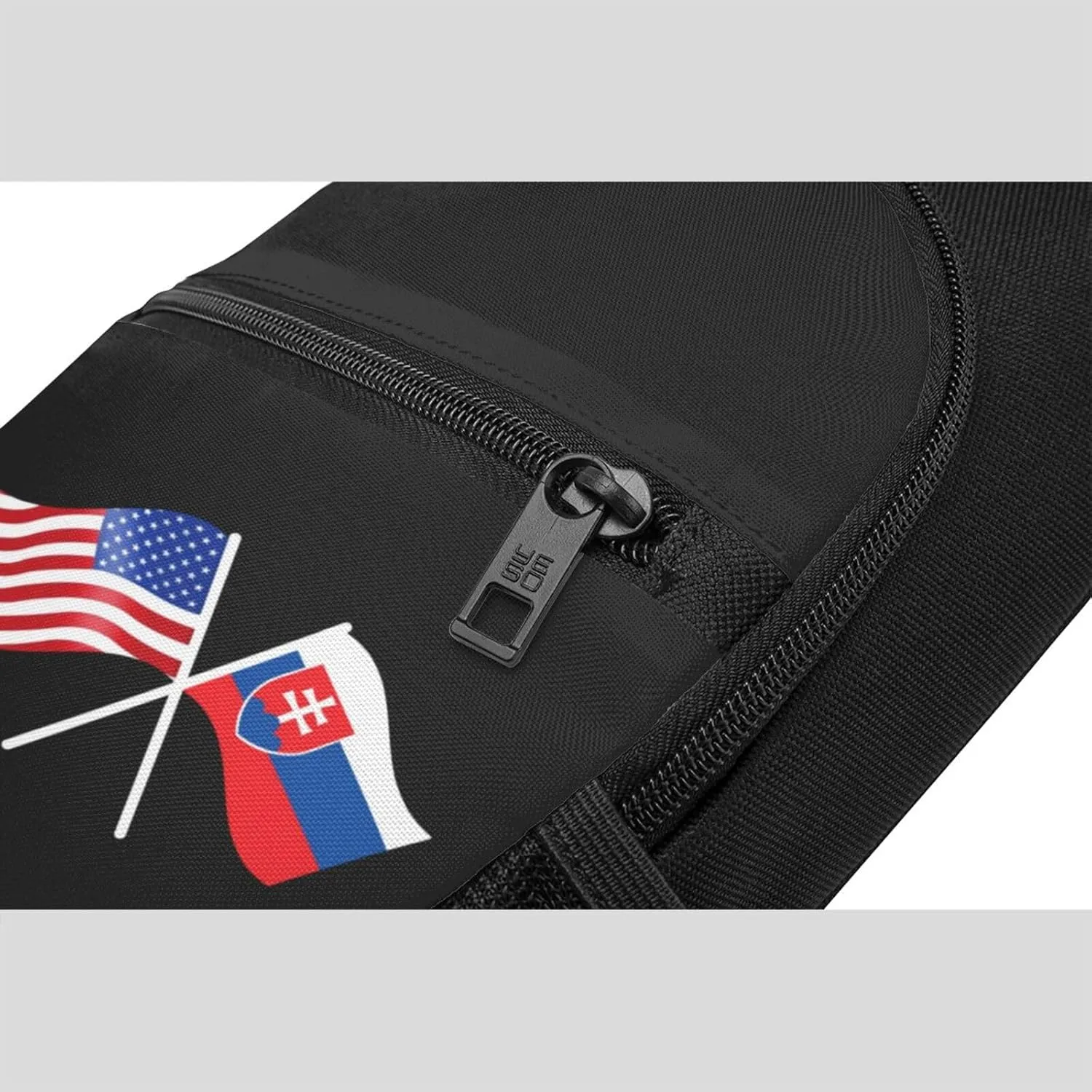 American And Slovakia Flag Chest Pack Leisure Shoulder Crossbody Chest Bag
