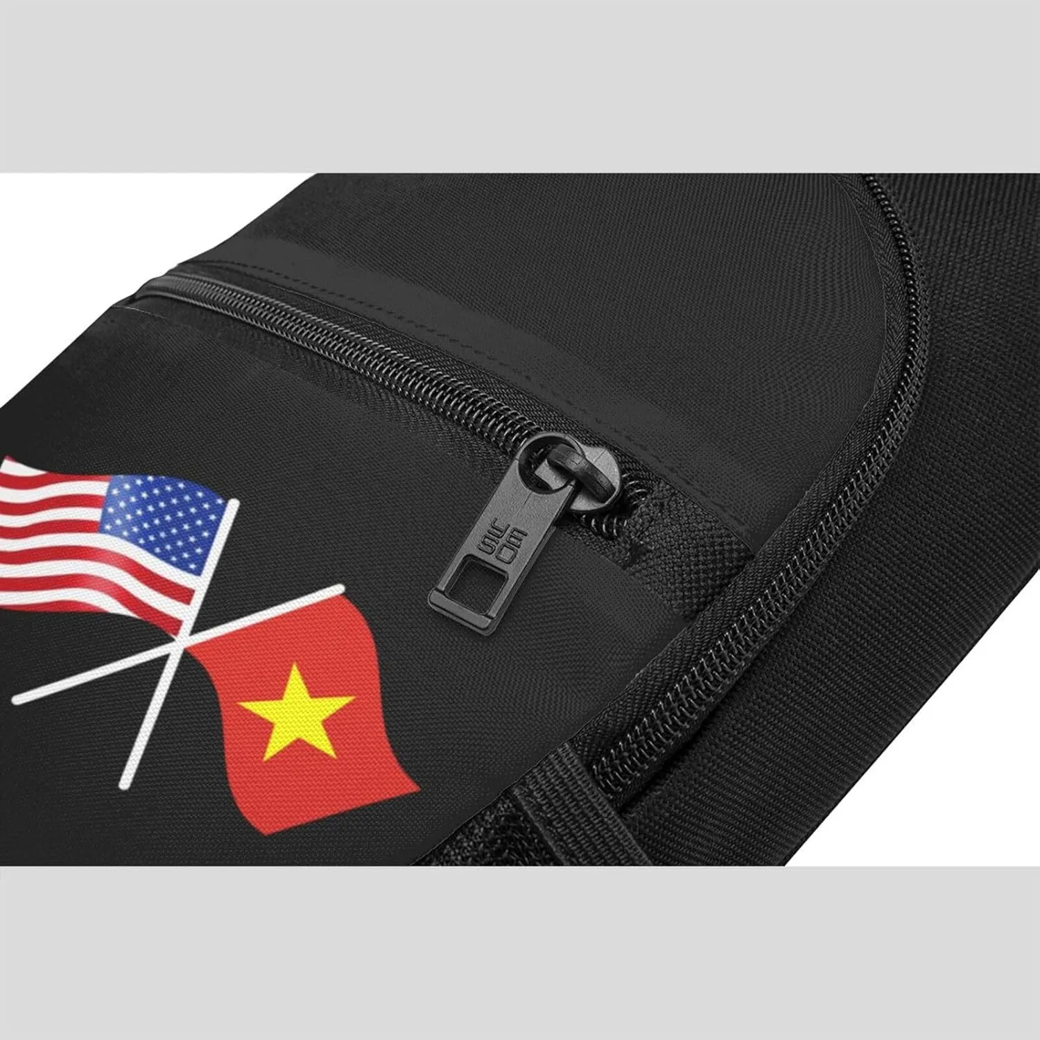 American And Vietnam Flag Chest Pack Leisure Shoulder Crossbody Chest Bag