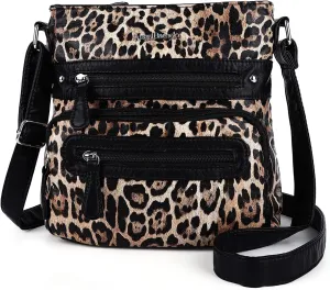 Angel Barcelo Crossbody Bags for Women,Ultra Soft Leather Purses for Women