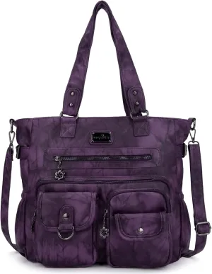Angelkiss Purses and Handbag for Women Soft Leather Hobo Bags Satchel Shoulder Bags Ladies Tote Crossbody Bag