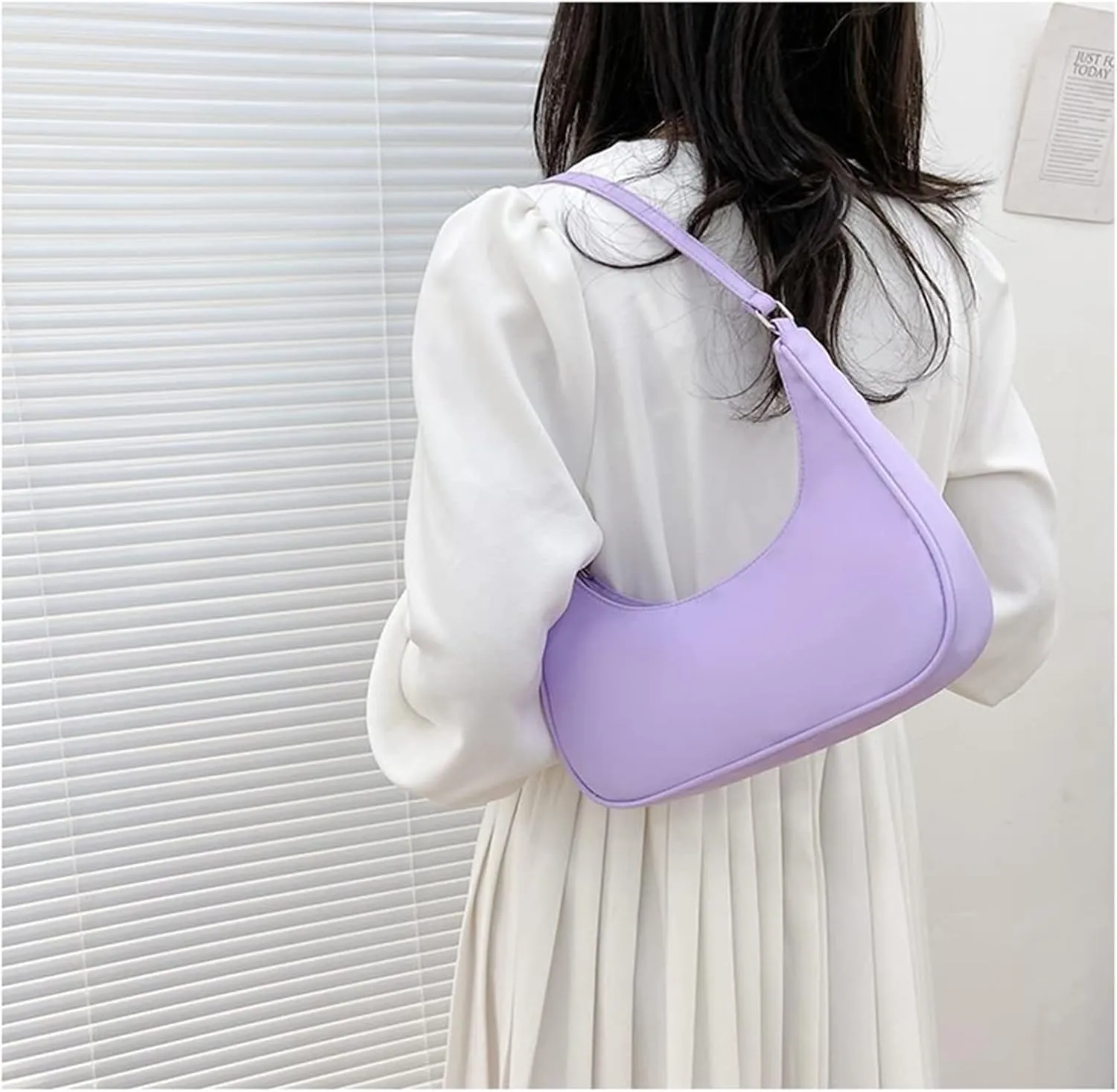 Armpit Purse Fashion Women Butterfly Chain Shoulder Underarm Bags Purses Handbags Elegant PU Hobo Bags