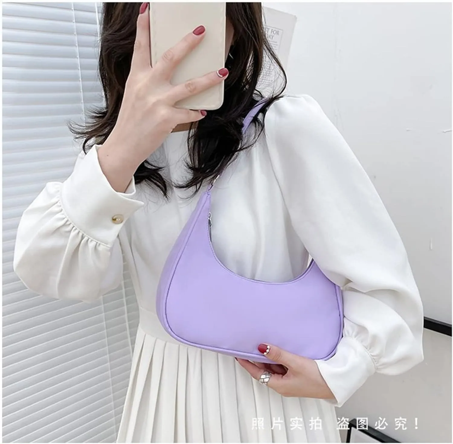 Armpit Purse Fashion Women Butterfly Chain Shoulder Underarm Bags Purses Handbags Elegant PU Hobo Bags