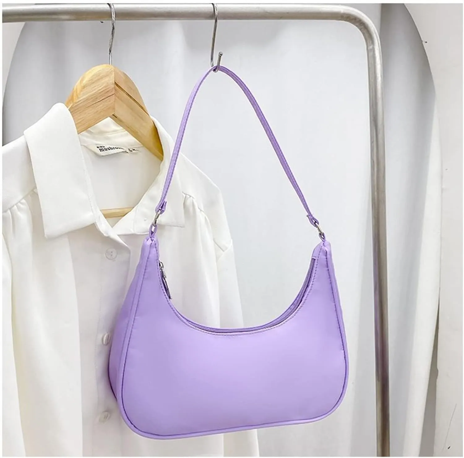 Armpit Purse Fashion Women Butterfly Chain Shoulder Underarm Bags Purses Handbags Elegant PU Hobo Bags