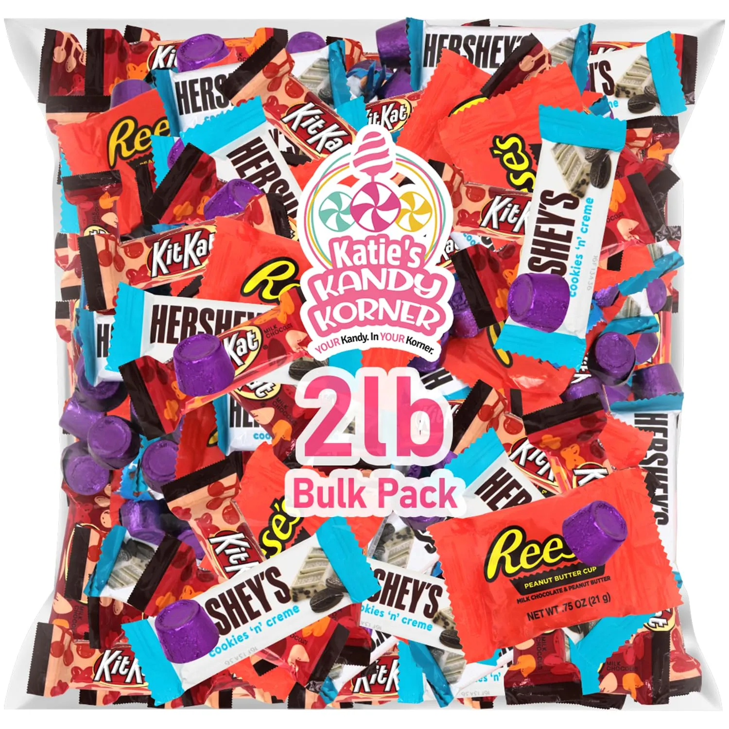 Assorted Chocolate Candy Variety Pack, 2lb Pack of Chocolates Individually Wrapped, Perfect Chocolate Candy Bulk, Ideal Assorted Chocolates for Sharing with Family and Friends