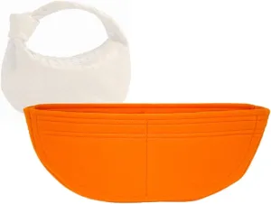 Bag Organizer for Bottega Veneta Teen Jodie - Premium Felt Purse Handbag Insert Liner Shaper (Handmade) Soft Structure Support (25 Color Options)
