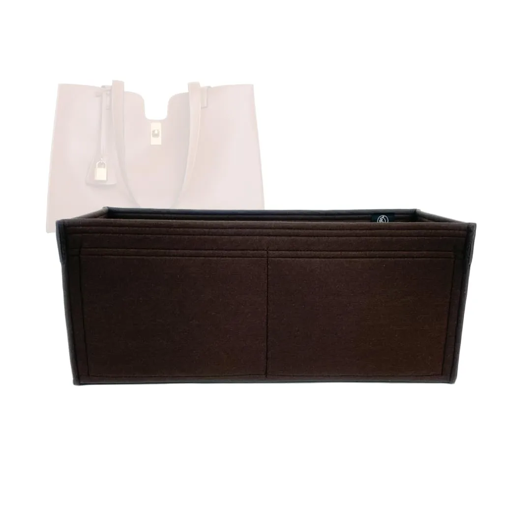 Bag Organizer for Celine Cabas 16 Shoulder Bag (Bag Length: 37cm|14.6″) - Premium Felt Purse Handbag Insert Liner Shaper (Handmade) Soft Structure Support (25 Color Options)