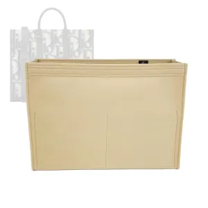 Bag Organizer for Dior East-West Tote - Premium Felt Purse Handbag Insert Liner Shaper (Handmade) Soft Structure Support (25 Color Options)