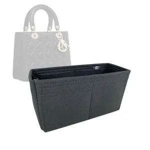 Bag Organizer for Dior Lady Dior Medium - Premium Felt Purse Handbag Insert Liner Shaper (Handmade) Soft Structure Support (20 Color Options)