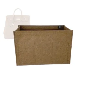 Bag Organizer for Hermes HAC Birkin 40 (Haut a Courroies) Bag - Premium Felt Purse Handbag Insert Liner Shaper (Handmade) Soft Structure Support (20 Color Options)