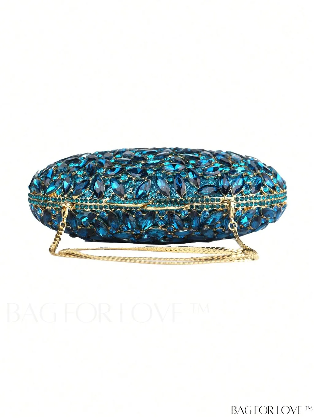 BagForLove - Chic Rhinestone Mini Box Bag with Chain Strap - Elegant & Glamorous