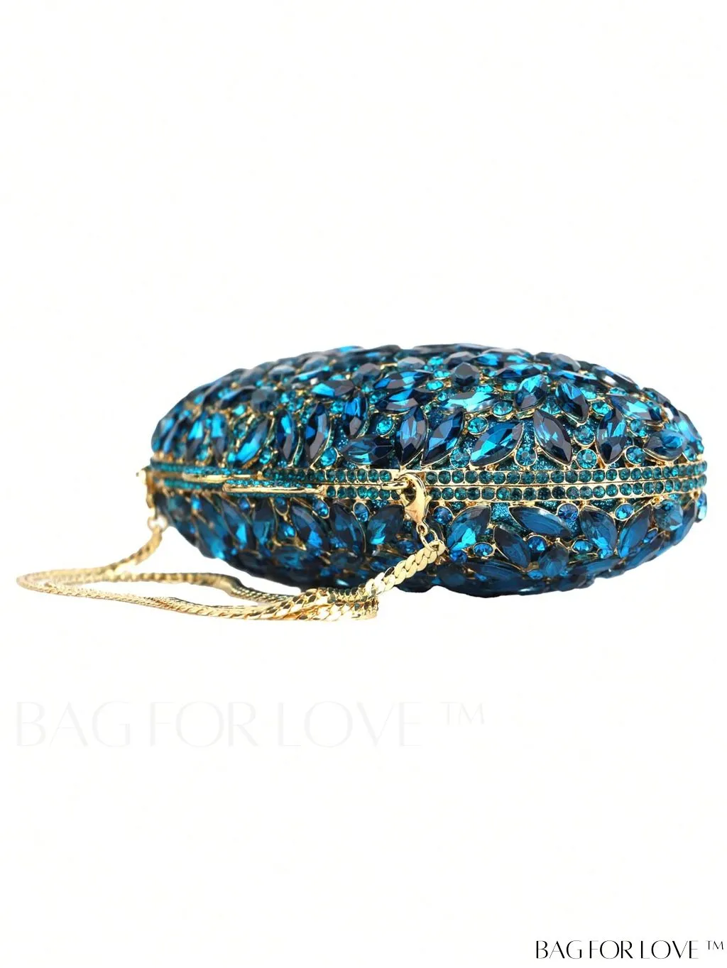 BagForLove - Chic Rhinestone Mini Box Bag with Chain Strap - Elegant & Glamorous