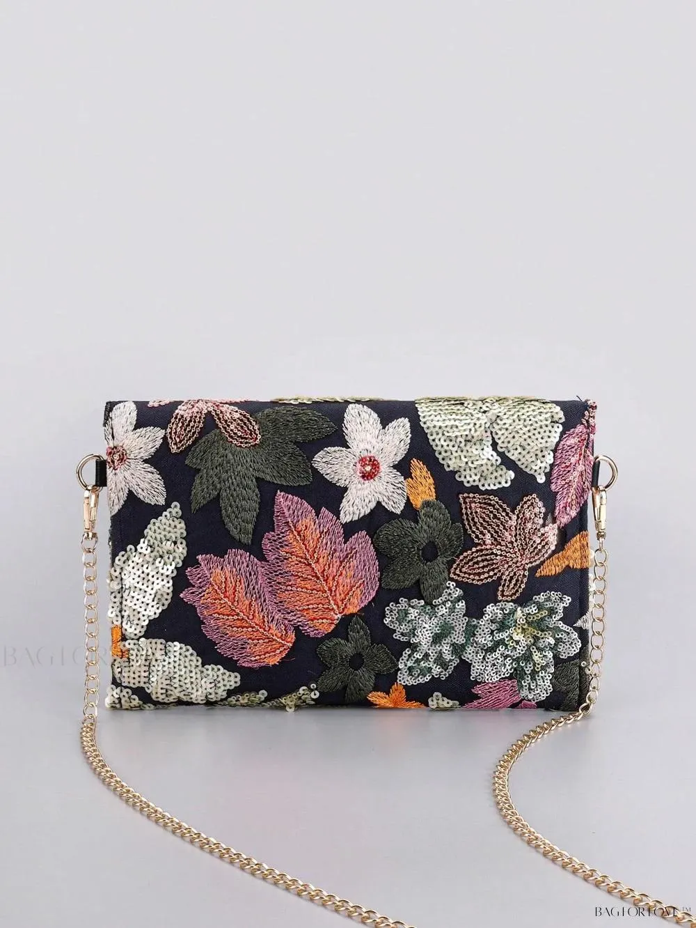 BagForLove - Elegant Linen Beaded Crossbody Bag for Women