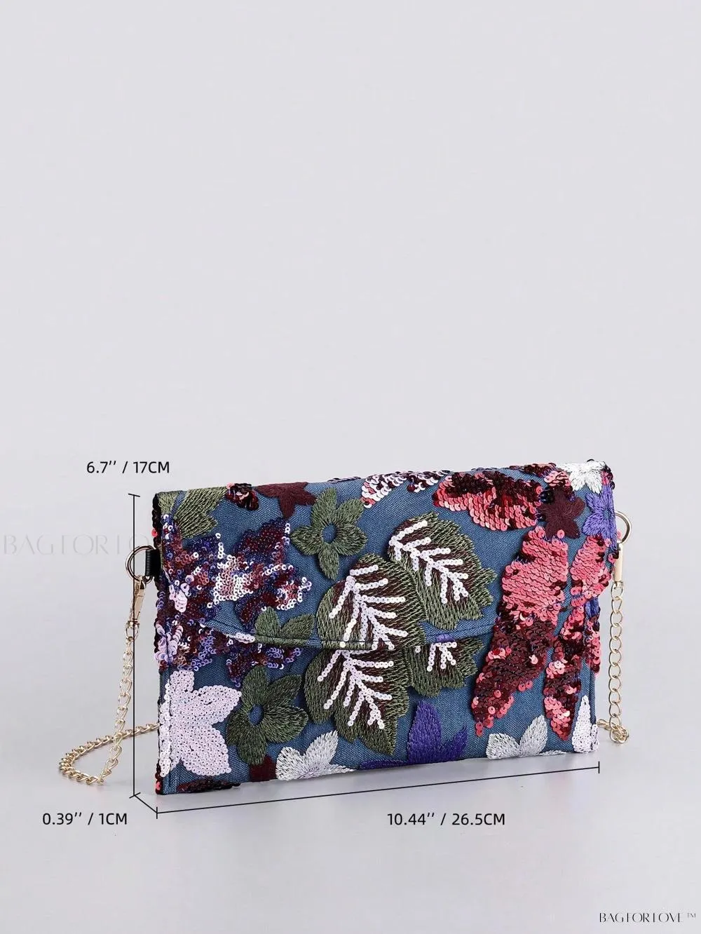 BagForLove - Elegant Linen Beaded Crossbody Bag for Women