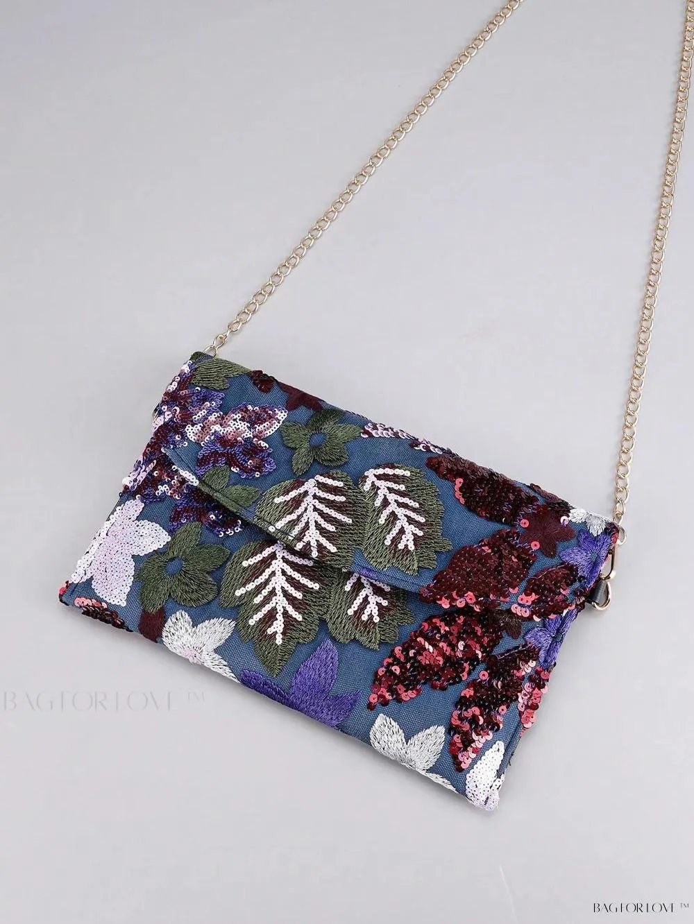 BagForLove - Elegant Linen Beaded Crossbody Bag for Women