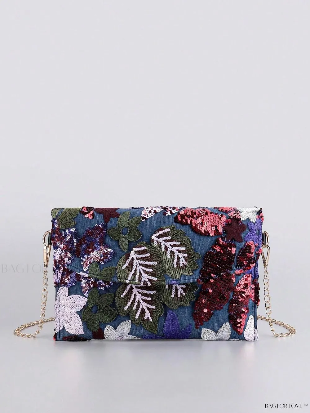 BagForLove - Elegant Linen Beaded Crossbody Bag for Women