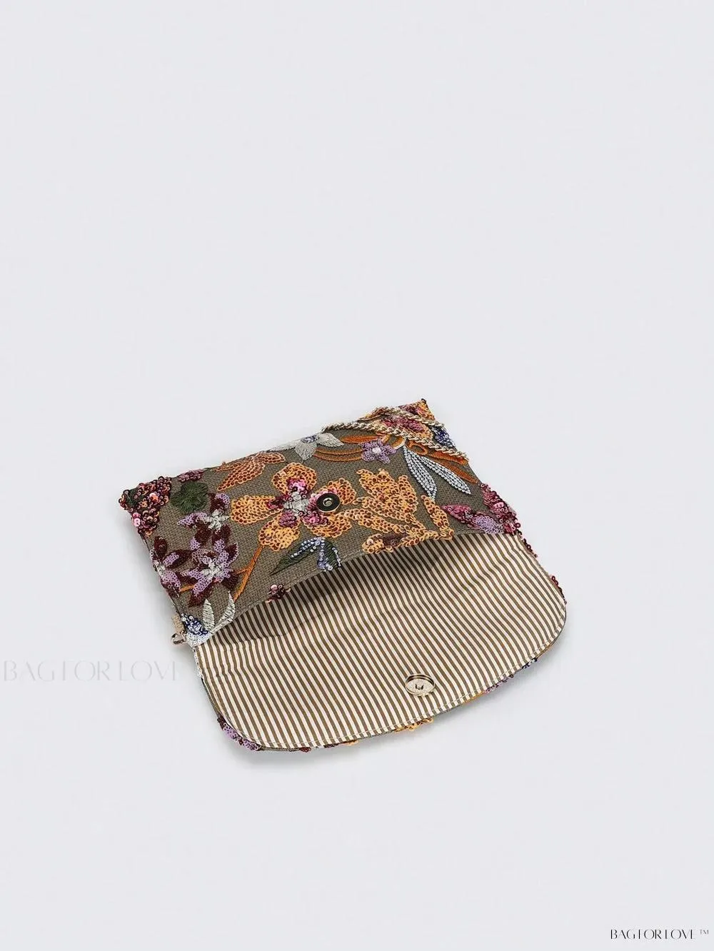 BagForLove - Elegant Linen Beaded Crossbody Bag for Women