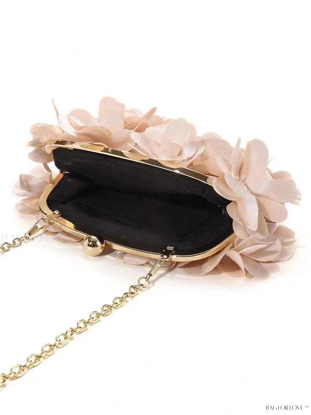 BagForLove - Elegant Solid Color Silk Handbag Perfect for Women's Formal Events