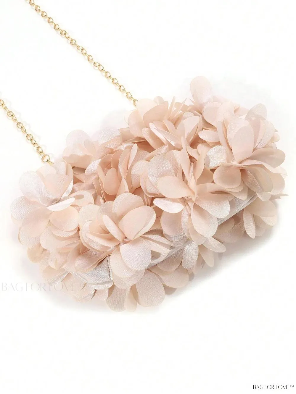 BagForLove - Elegant Solid Color Silk Handbag Perfect for Women's Formal Events