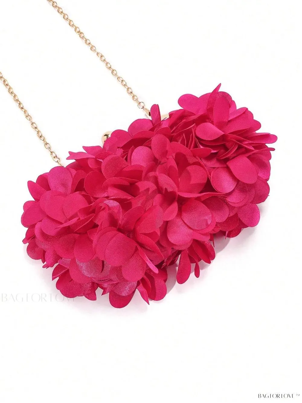 BagForLove - Elegant Solid Color Silk Handbag Perfect for Women's Formal Events