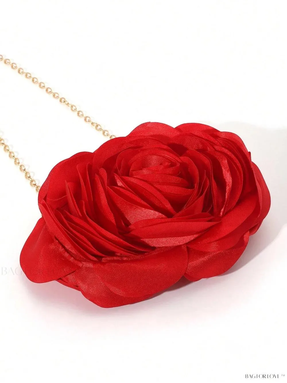 BagForLove - Elegant Solid Color Silk Handbag Perfect for Women's Formal Events