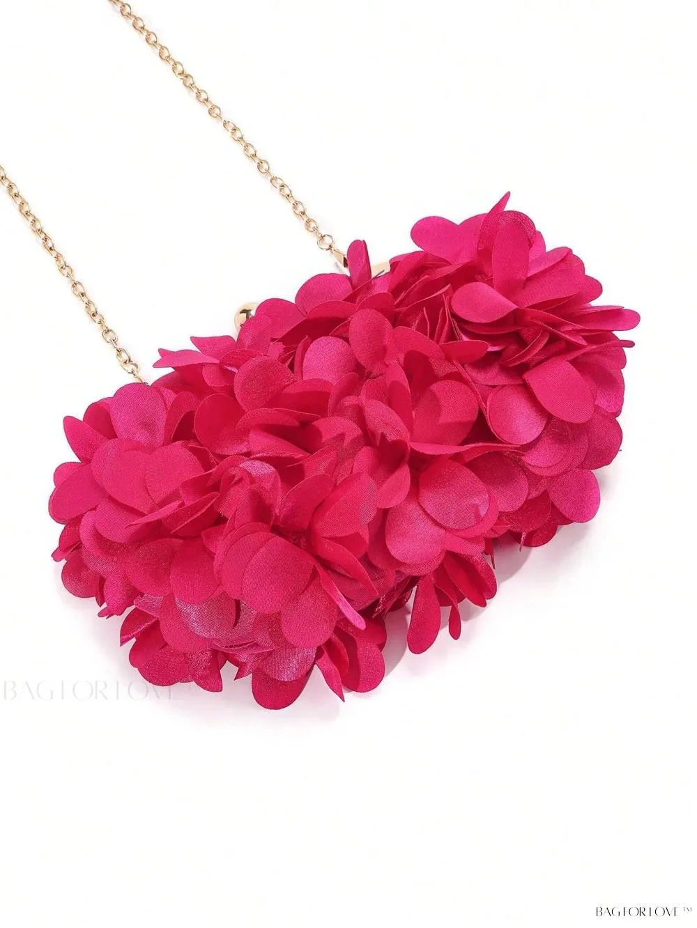 BagForLove - Elegant Solid Color Silk Handbag Perfect for Women's Formal Events