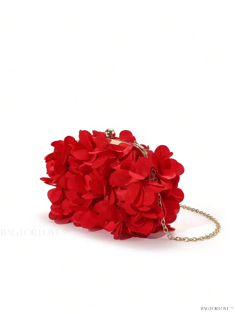 BagForLove - Elegant Solid Color Silk Handbag Perfect for Women's Formal Events