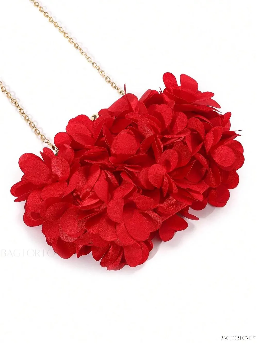 BagForLove - Elegant Solid Color Silk Handbag Perfect for Women's Formal Events