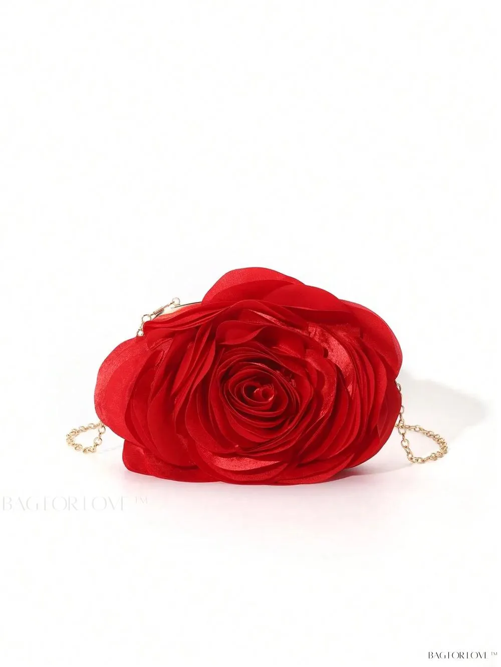 BagForLove - Elegant Solid Color Silk Handbag Perfect for Women's Formal Events