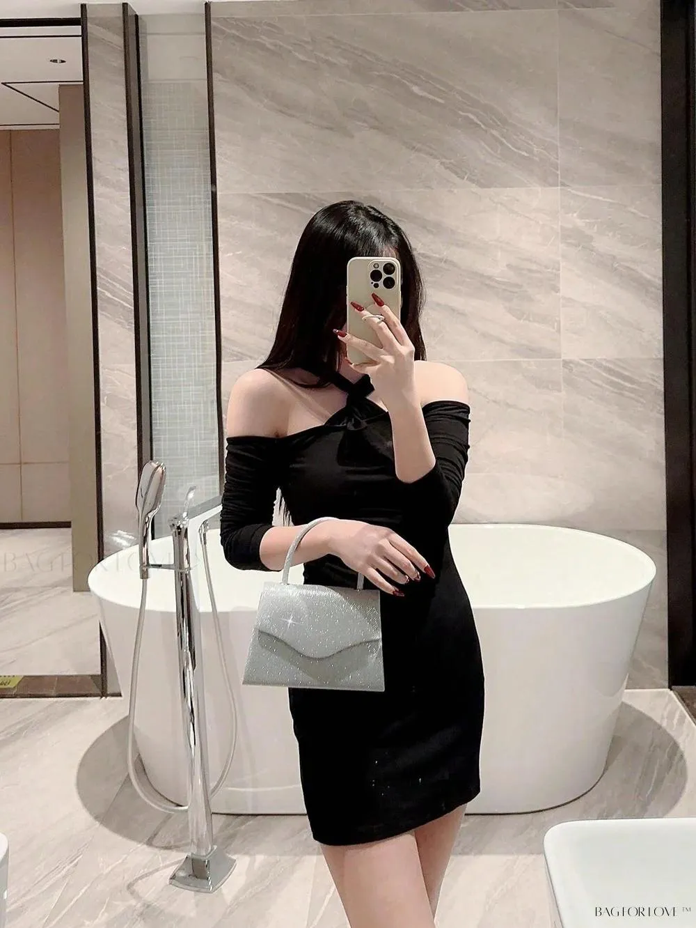 BagForLove - Evening Elegance Handbag with Chain Shoulder Strap