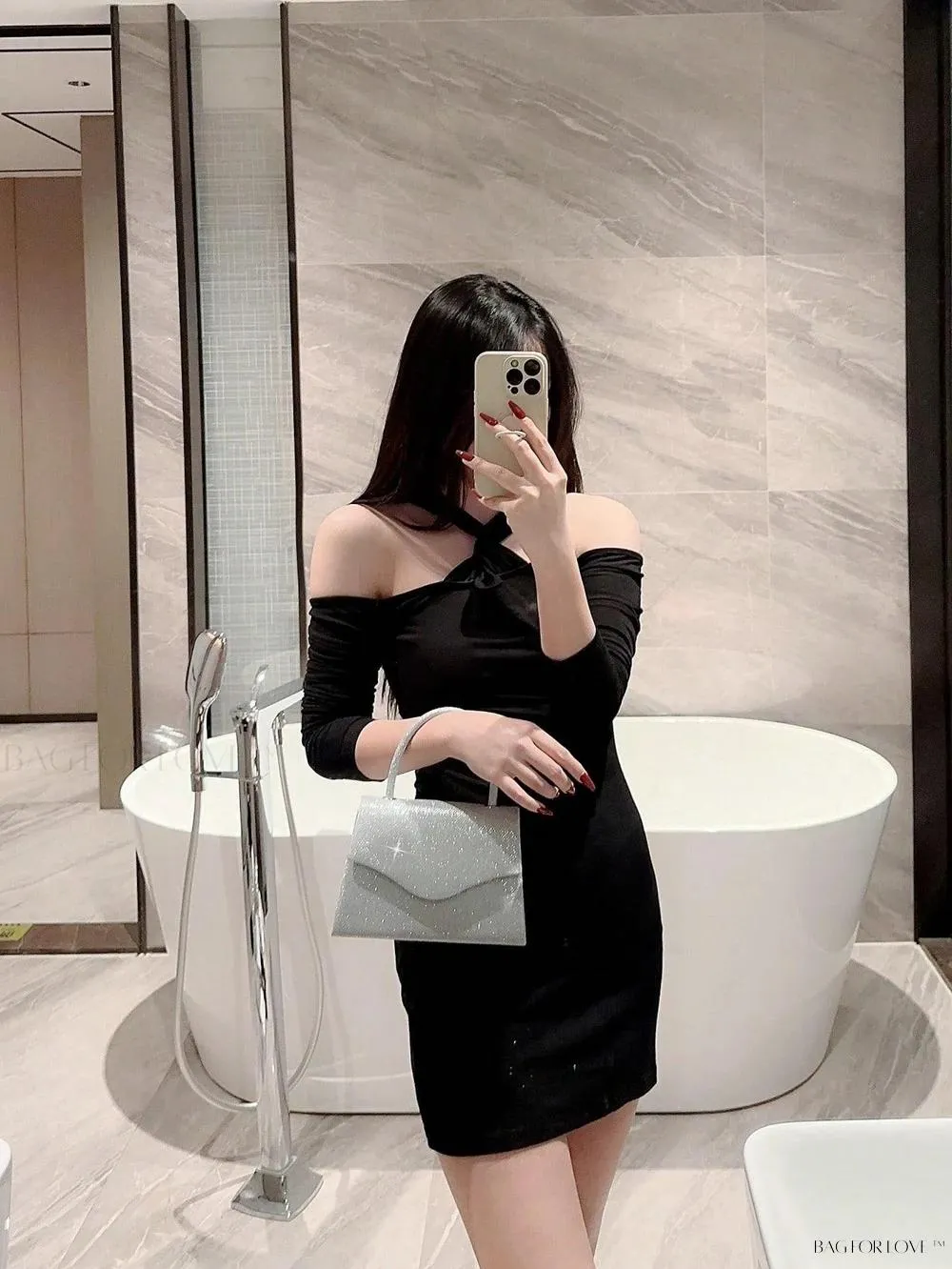 BagForLove - Evening Elegance Handbag with Chain Shoulder Strap