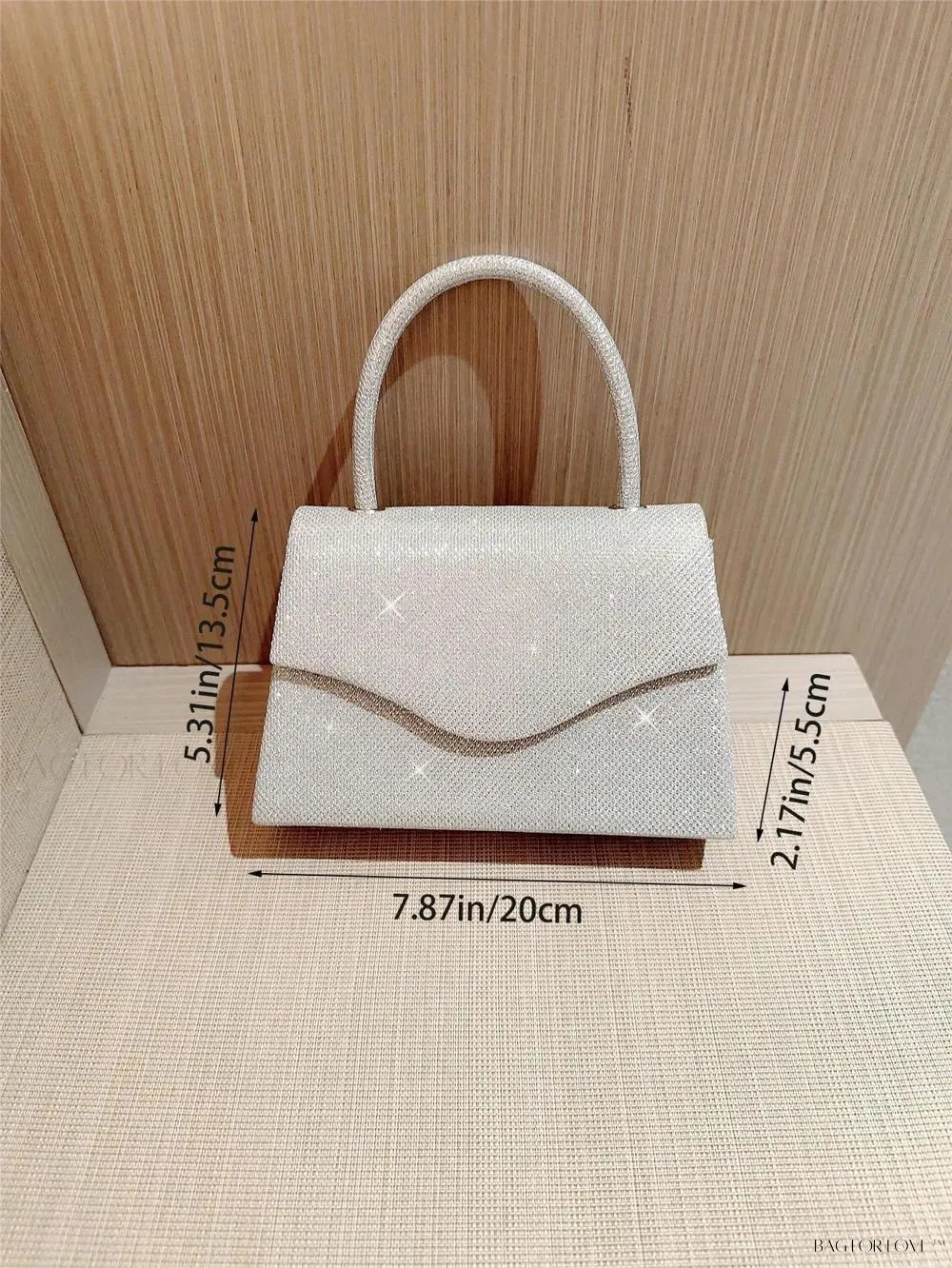 BagForLove - Evening Elegance Handbag with Chain Shoulder Strap